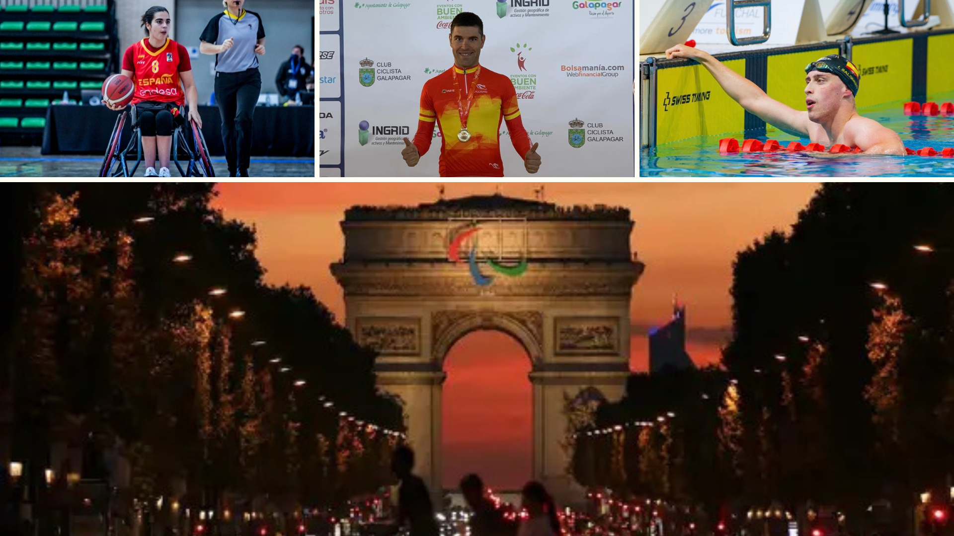 Beatriz Zudaire, Edu Santas e Iván Salguero representarán a Navarra en los JJ Paralímpicos París 2024